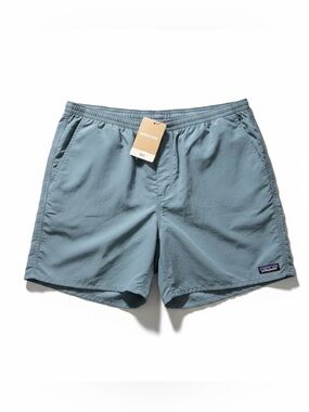 Patagonia Men's Baggies Shorts 5" Plume Grey Size XXL Gray Nylon Swim Trunk